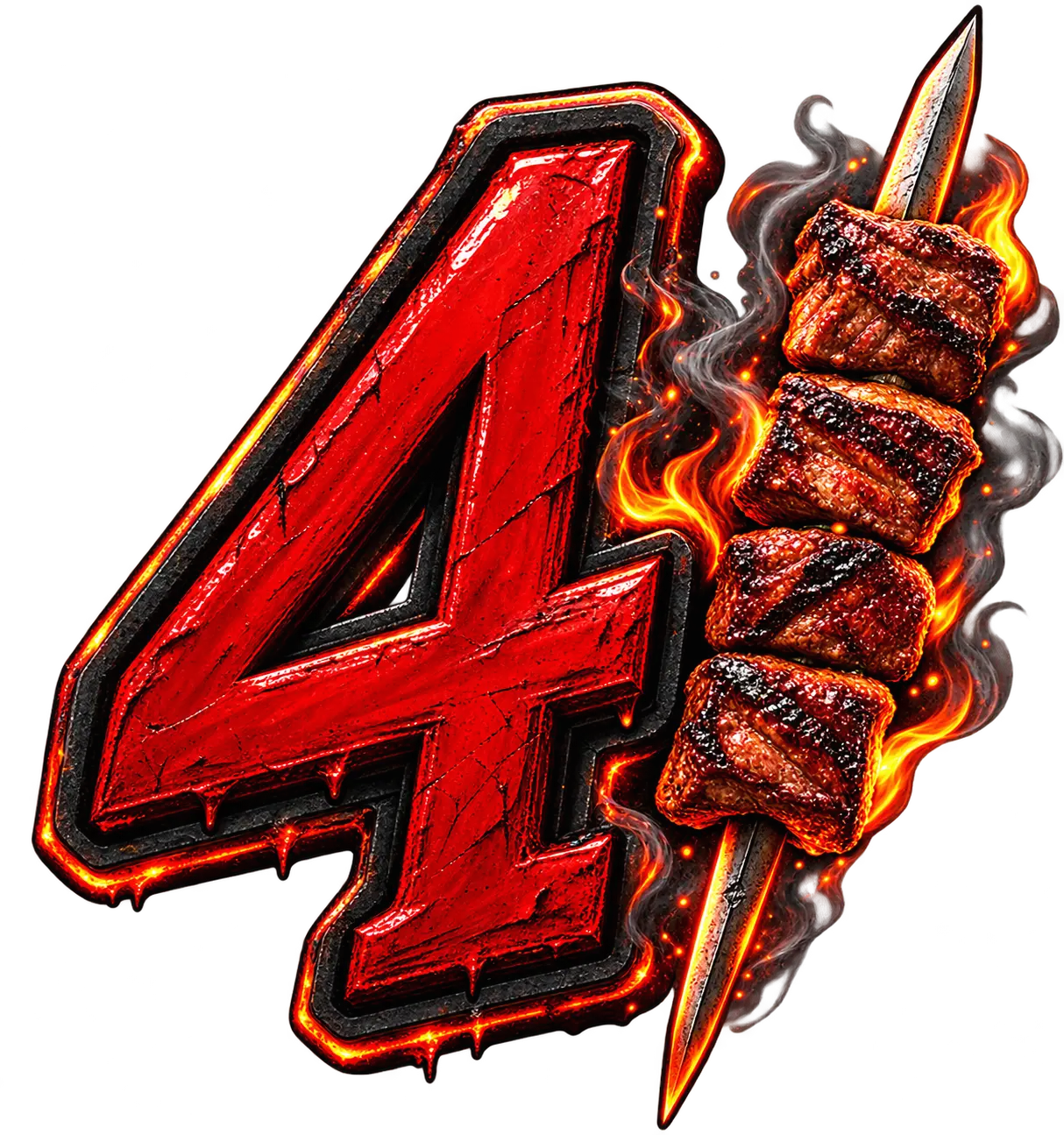4 Espetos